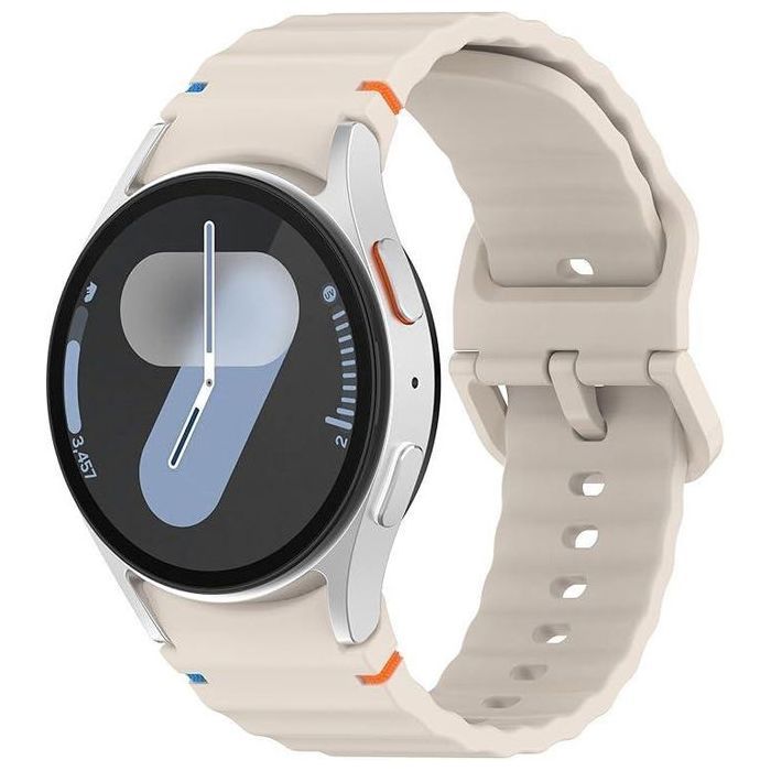 Bracelet pour Samsung Galaxy Watch 7 FE 6 4 5 Pro 44mm 40mm 43mm 47mm 45mm S/M/L rechange Band Strap Galaxy Watch6 7 - Beige