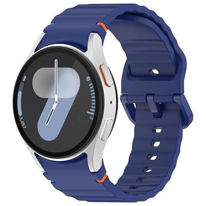 Bracelee pour Samsung Galaxy Watch 7 FE 6 4  5 Pro 44mm 40mm 43mm 47mm 45mm S/M/L rechange Band Strap Galaxy Watch6 7 - Bleu