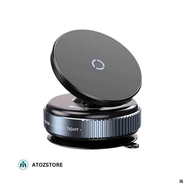 Support Téléphone Voiture 360° – Magnétique avec Ventouse Ultra Puissante