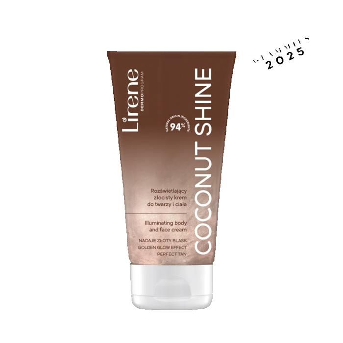 Lirene Coconut Shine – Crème Hydratante Corps et Visage 150 ml