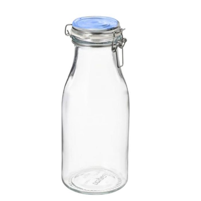 Bouteille d’Eau en Verre avec Couvercle à Clip 1,9L (8307)