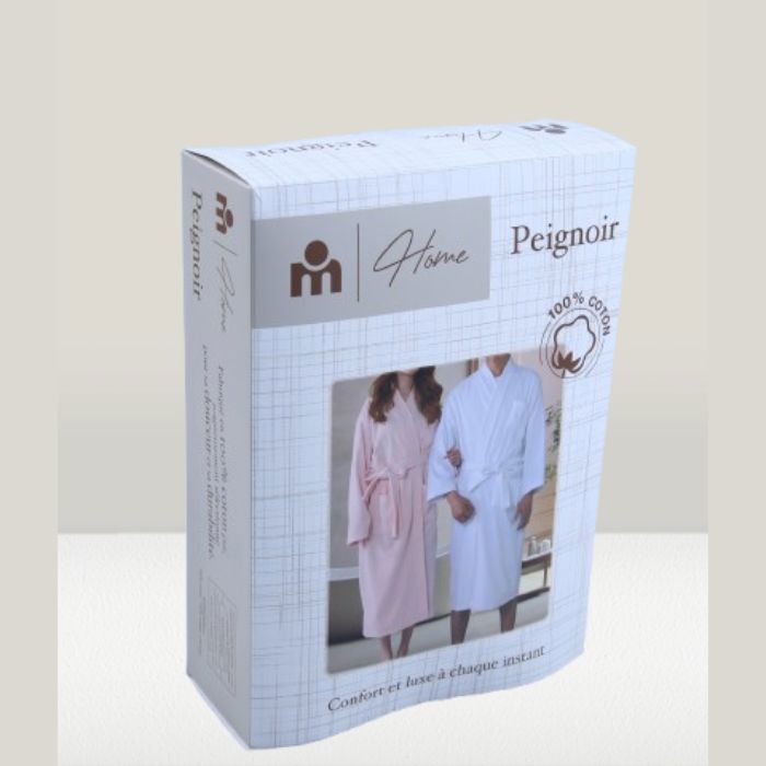 Peignoir de Bain Adulte – Coton Pur Moelleux et Ultra-Absorbant 360 g/m²