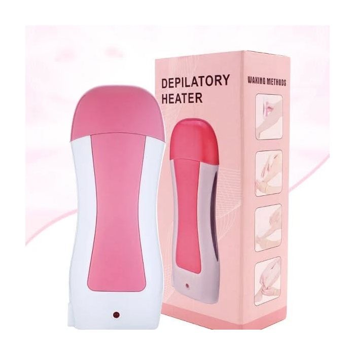 Depilatory Heater - Appareil d'Épilation à la Cire à Cartouche,Épilatoire Chauffe Cire - Rose