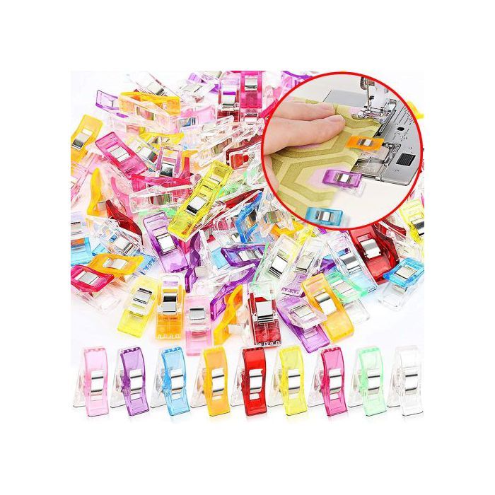 Pinces à coudre - GENERIC - 10 PCS - Plastique - Multicolore - 2.7x0.8cm