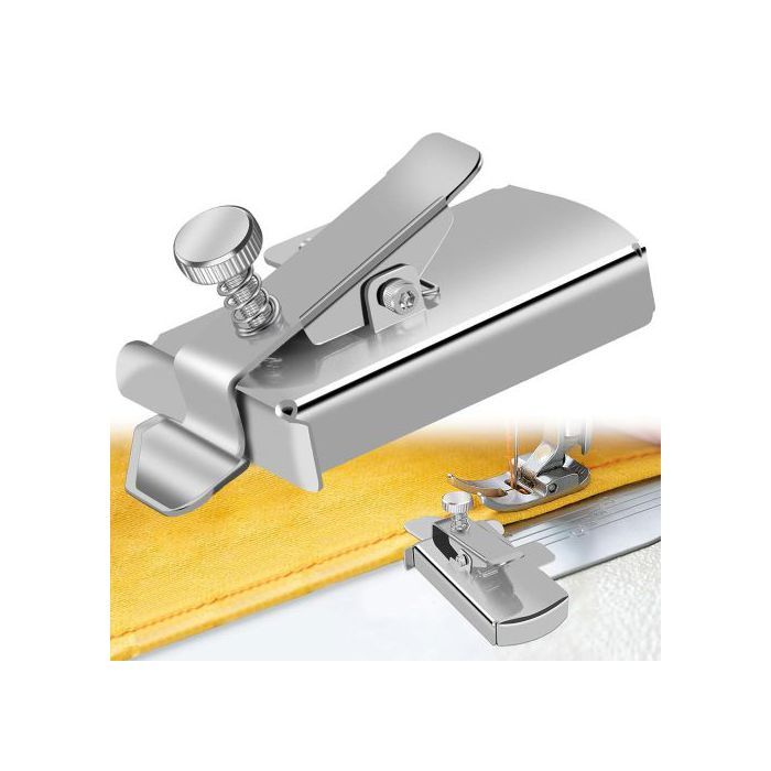 Guide de couture magnétique pour machine à coudre multigéorgienne, règle universelle pour ourlets à ligne droite
