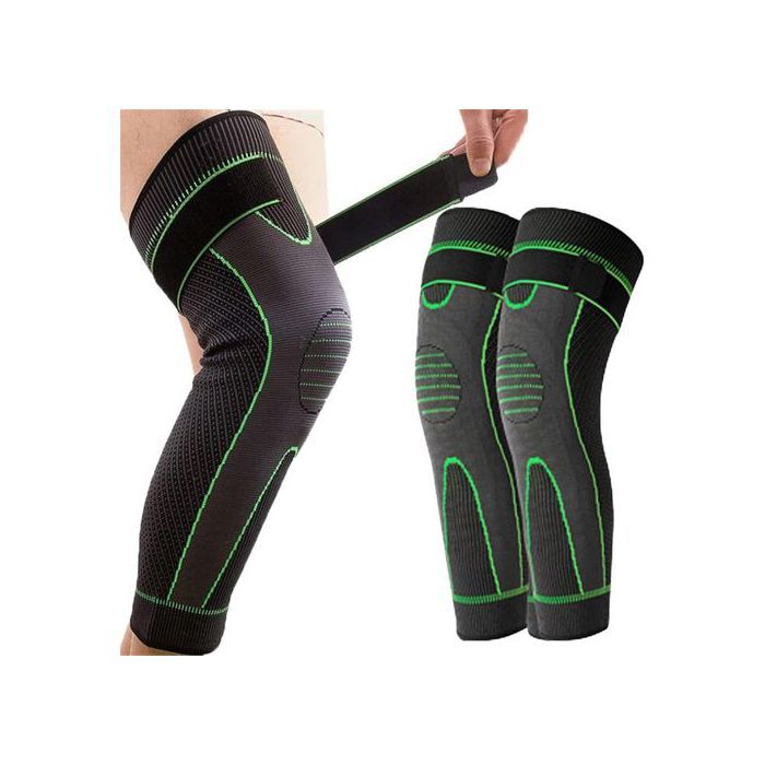 2 pieces Genouillère auto-chauffante en tourmaline pour acupression