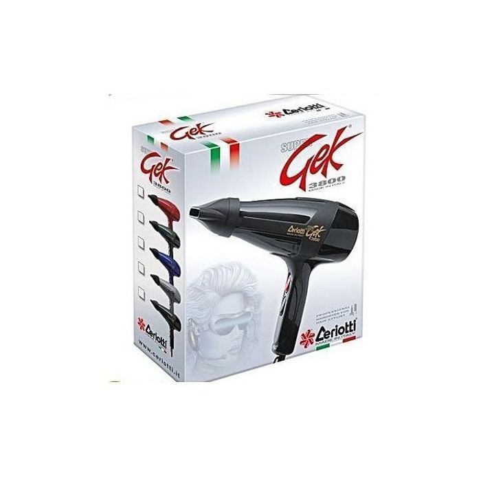 Gek Séchoir Cheveux Professionnel Ceriotti - Sèche-Cheveux Haute Performance, Couleur Aléatoire
