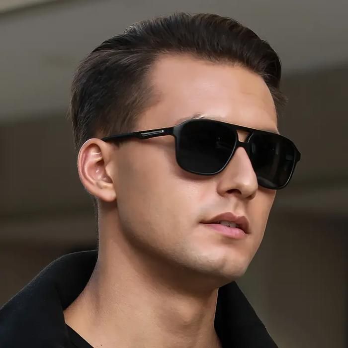 Lunettes - GENERIC - Carrées - Fibre de carbone - Noir - Confort optimal