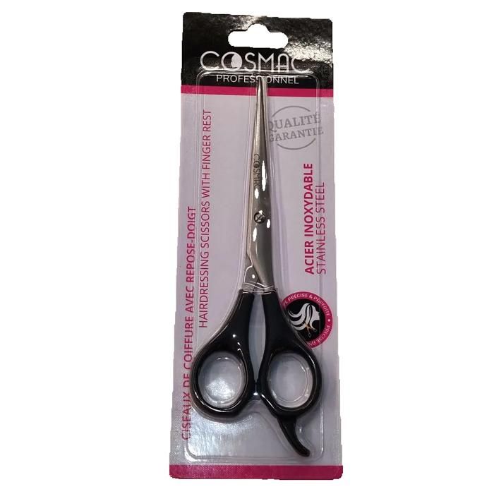 Ciseaux de coiffure - COSMAC - Repose doigts - Ergonomiques - Précision - Maniabilité