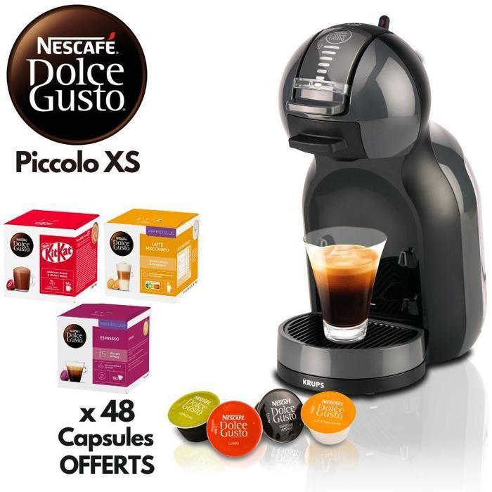 DOLCE GUSTO Mini Me – Machine à Café Capsules Compacte + 48 Capsules Incluses, 15 Bars, Multi-boissons chaudes/froides