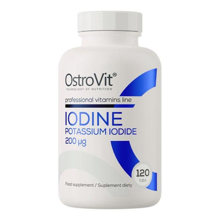  IODINE Potassium Iodide 200 mcg 120 Tabs - Santé Thyroïdienne & Cognitive