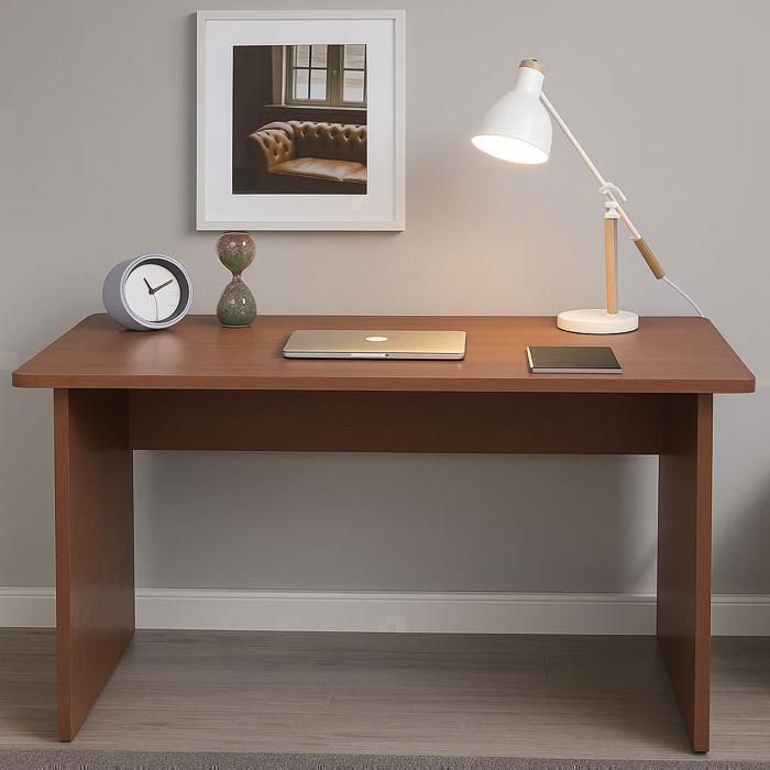 Bureau - HAVANA - 90x60x70 cm - 1 tiroir - Bois marron - Montage facile