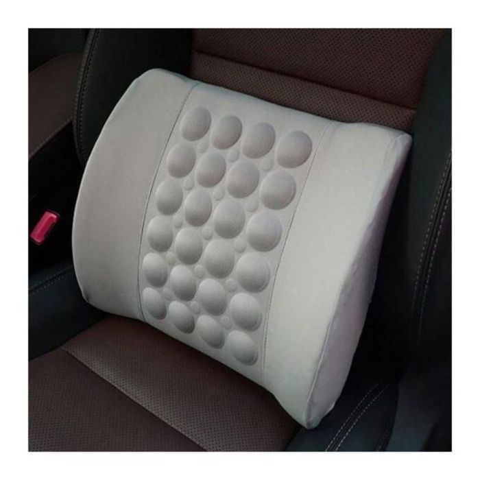 Coussin de dossier ergonomique – Pour voiture, bureau et travail – Gris
