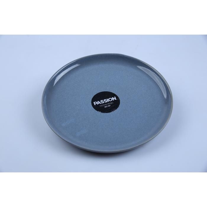 Assiette plate - Nuance d'Azur - 22 cm - Couleur azur - Compatible lave-vaisselle
