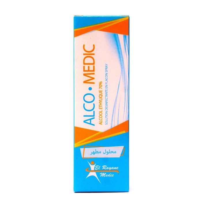 ALCO.MEDIC Alcool éthylique 70° SOLUTION DESINFECTANTE SPRAY 60 ml