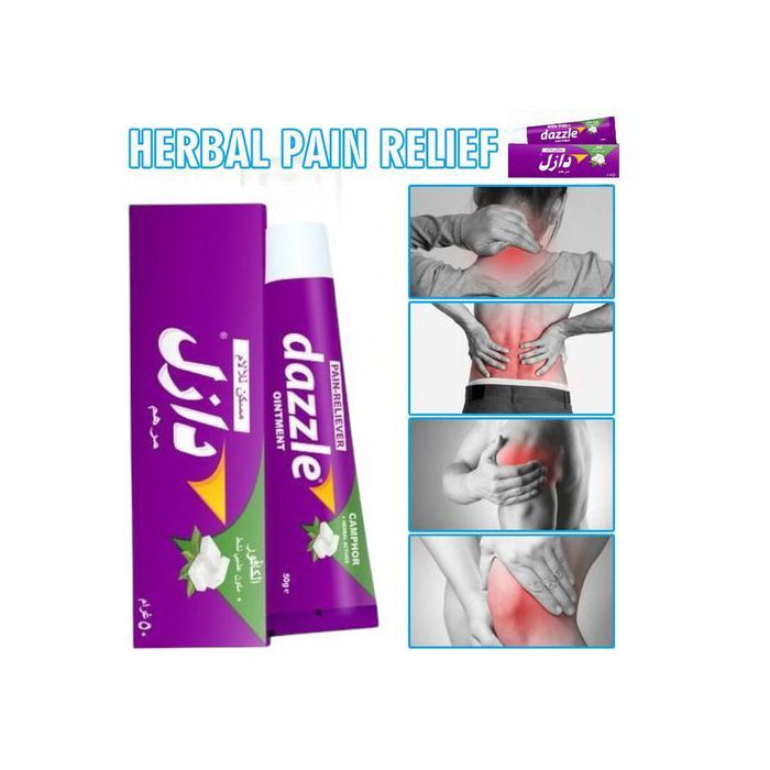 Dazzle Crème  Anti-douleur –Crème  d’herbes pour Soulagement Instantané 50gr