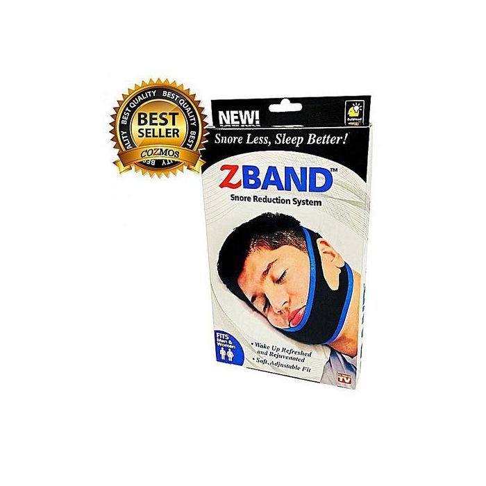 Ceinture Anti-Ronflement Bleu / Noir/rouge
