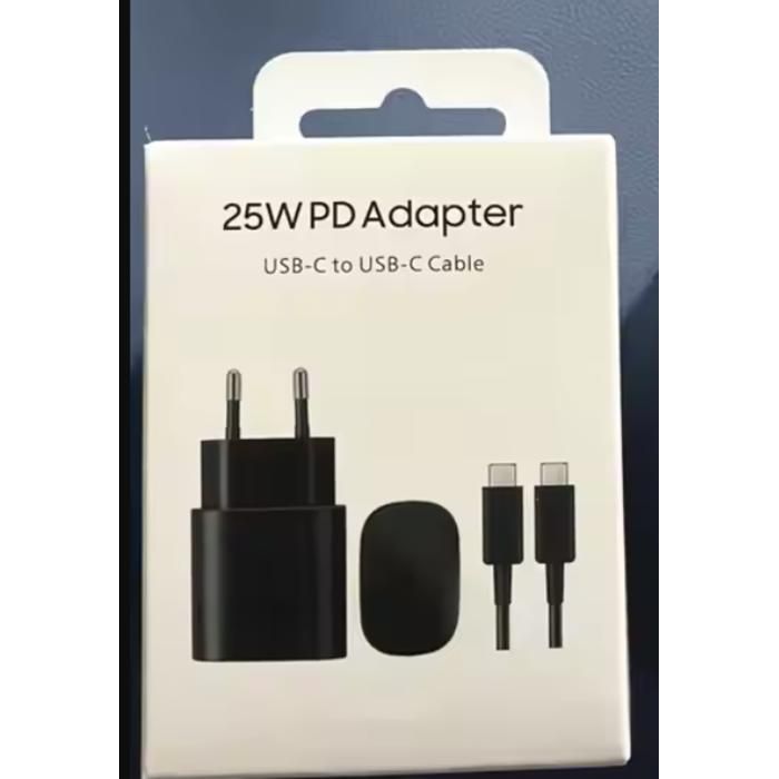 Chargeur Adaptateur secteur Fast Type-C vers Type-C 25W