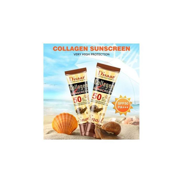 Disaar Crème collagène escargot visage Blanchissante Anti-Âge/Rides SPF 50