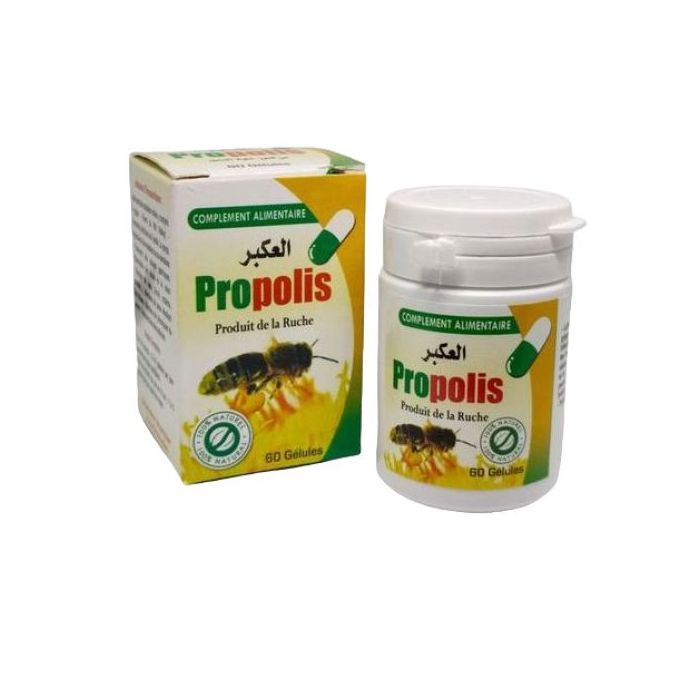 Propolis 60 Gelules  100% Naturel renforce le système immunitaire