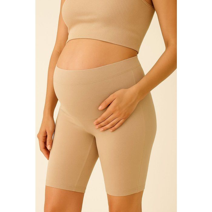 Shorty de grossesse - Beige - Confortable - Doux - Extensible