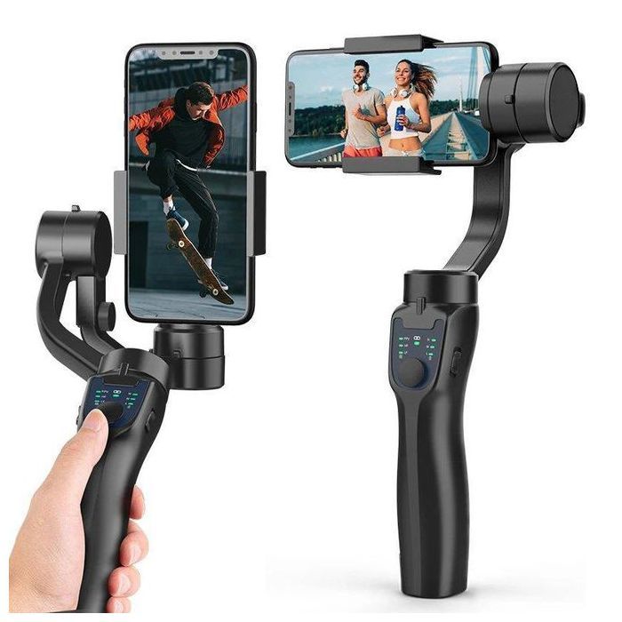 Stabilisateur flexible F8 Gimbal 3 axes pour téléphone portable, Stabilisateur pour smartphone suivre automatiquement les visages