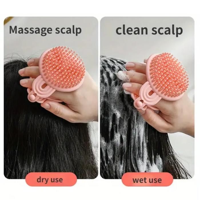 Brosse Corps et Cheveux - GENERIC - Multicolore - 2 en 1 - Adaptée au cuir chevelu - Mixte