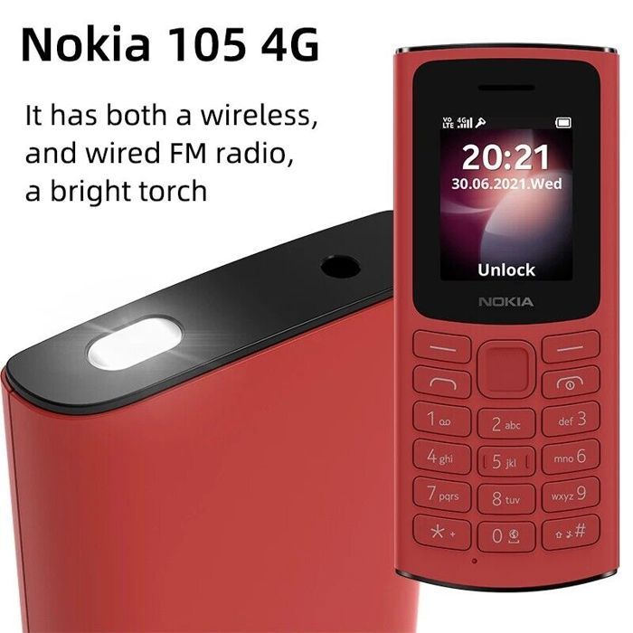 Téléphone Portable Nokia 105 4G