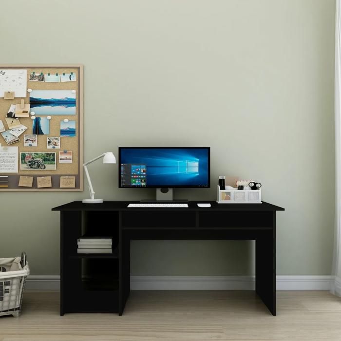 Bureau - GENERIC - 3336 MC-1975 - Bois massif - Marron - Contemporain - Design