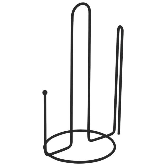 Porte-serviettes - METALIFE - 155x135x275cm - Noir - Métal - Design moderne