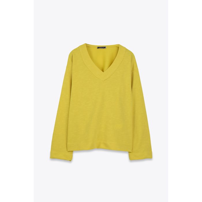 MARWA - SWEATSHIRT BASIC - YELLOW