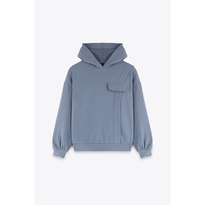 MARWA - SWEAT A CAPUCHE AVEC POCHE - BLUE