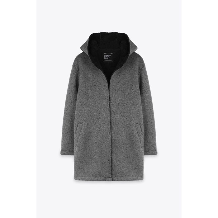 MARWA - GILET AVEC CAPUCHE - ANTHRACITE