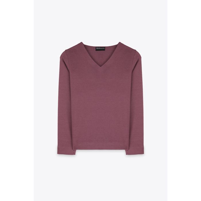 MARWA - TOP BASIC COL V - PURPLE