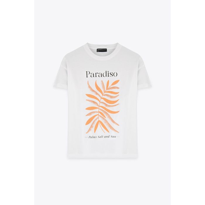 MARWA - TSHIRT PARADISO - WHITE