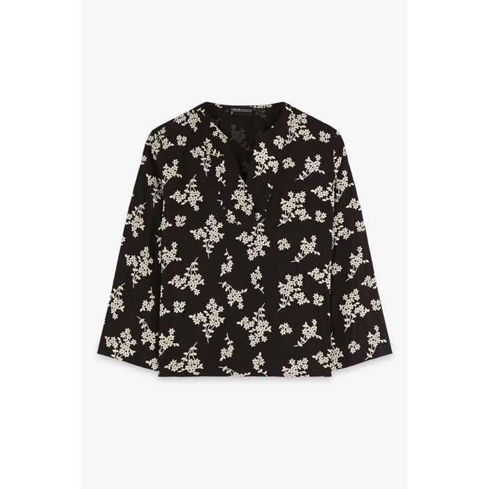 MARWA - BLOUSE BASIQUE - MIDNIGHT PUFF