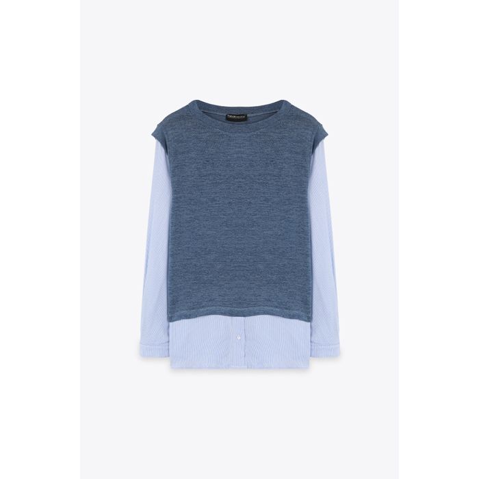 MARWA - TOP 2 EN 1 GILET - BLUE