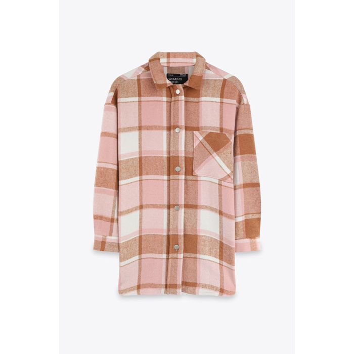 MARWA - SURCHEMISE CARREAUX - PINK CHECKS