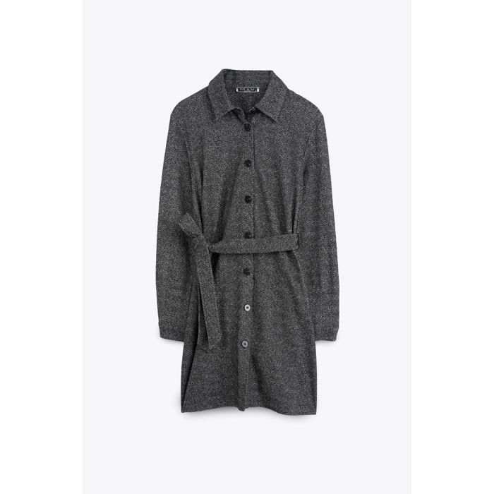MARWA - ROBE CHEMISE - ANTHRACITE