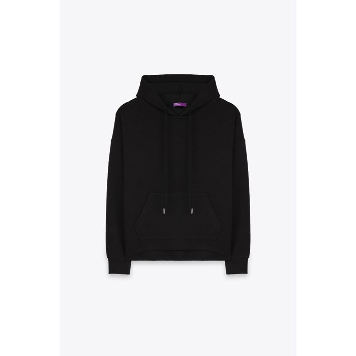 MARWA - SWEAT A CAPUCHE AVEC POCHES - BLACK