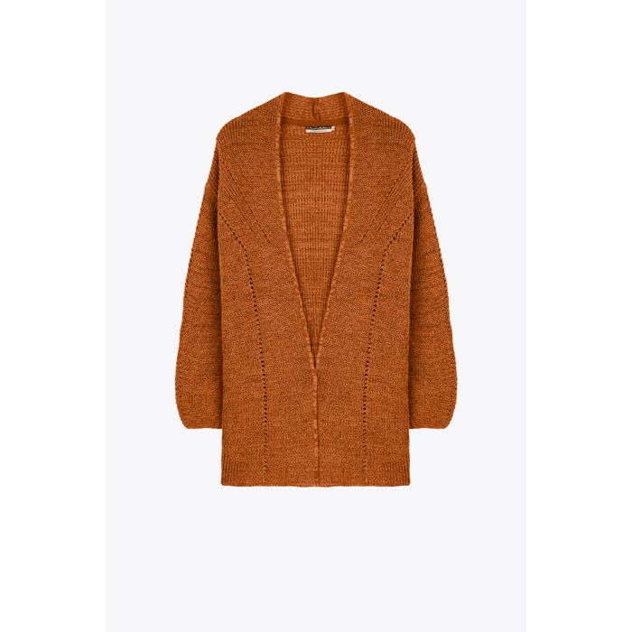 MARWA - GILET BASIC  EN ACRYLIQUE - GINGER