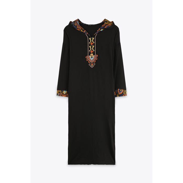 MARWA - JELLABA BEST SELLER - BLACK