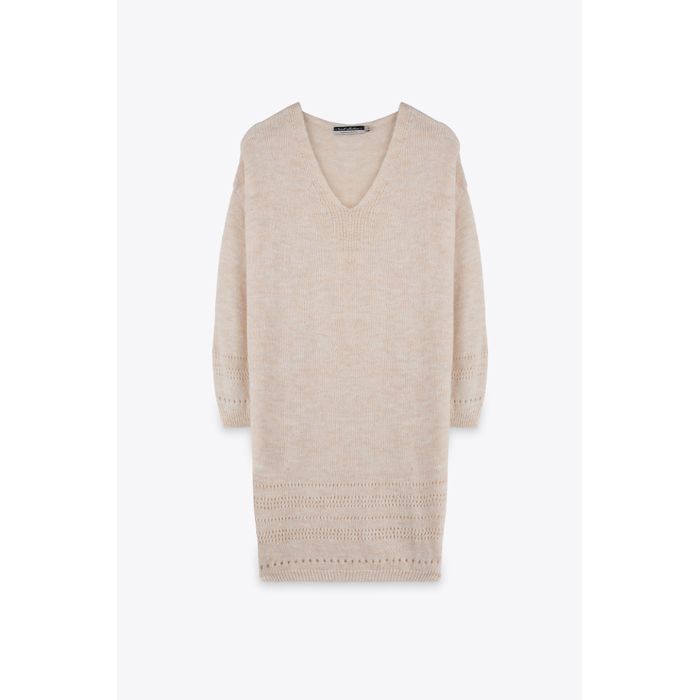 MARWA - PULL LONG - ECRU