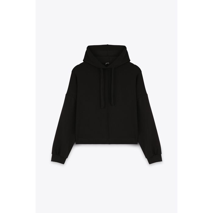 MARWA - SWEAT A CAPUCHE - BLACK