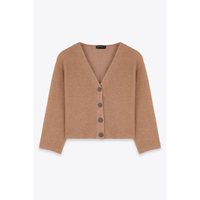 MARWA - CARDIGAN MATCH - CARAMEL