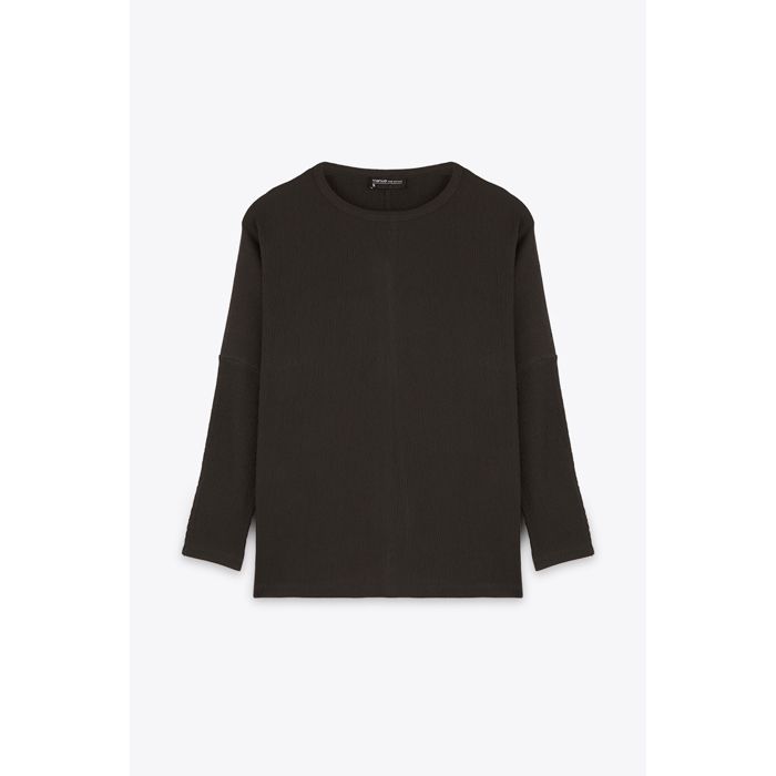 MARWA - TOP OVER SIZE - BLACK
