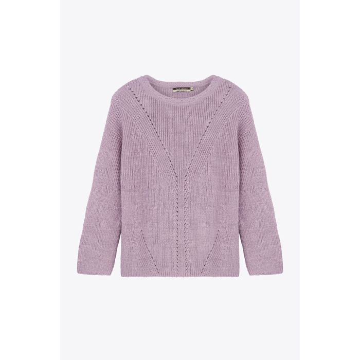 MARWA - PULL BASIC  EN ACRYLIQUE - LILAC