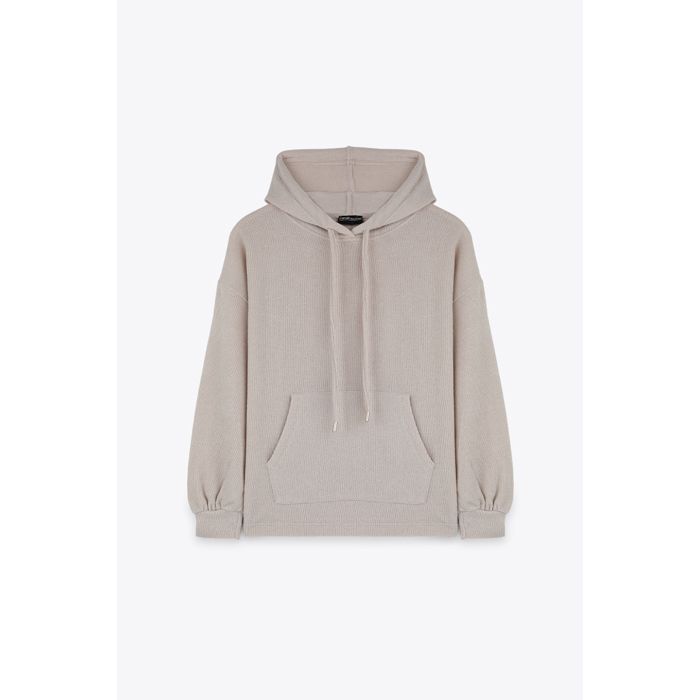 MARWA - HOODIE AVEC POCHES - BEIGE