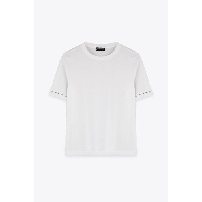 MARWA - TOP AVEC BIJOUX AUX MANCHES - IVORY