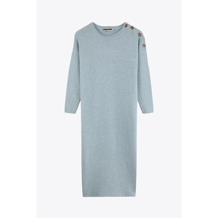 MARWA - ROBE LONGUE - LIGHT BLUE